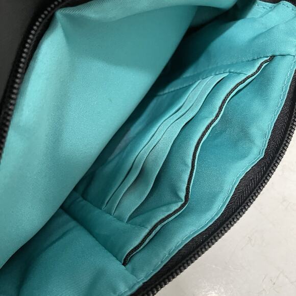 Travelon Anti-Theft Crossbody Messenger Bag Black Nylon RFID Locking Zippers - Picture 5 of 6